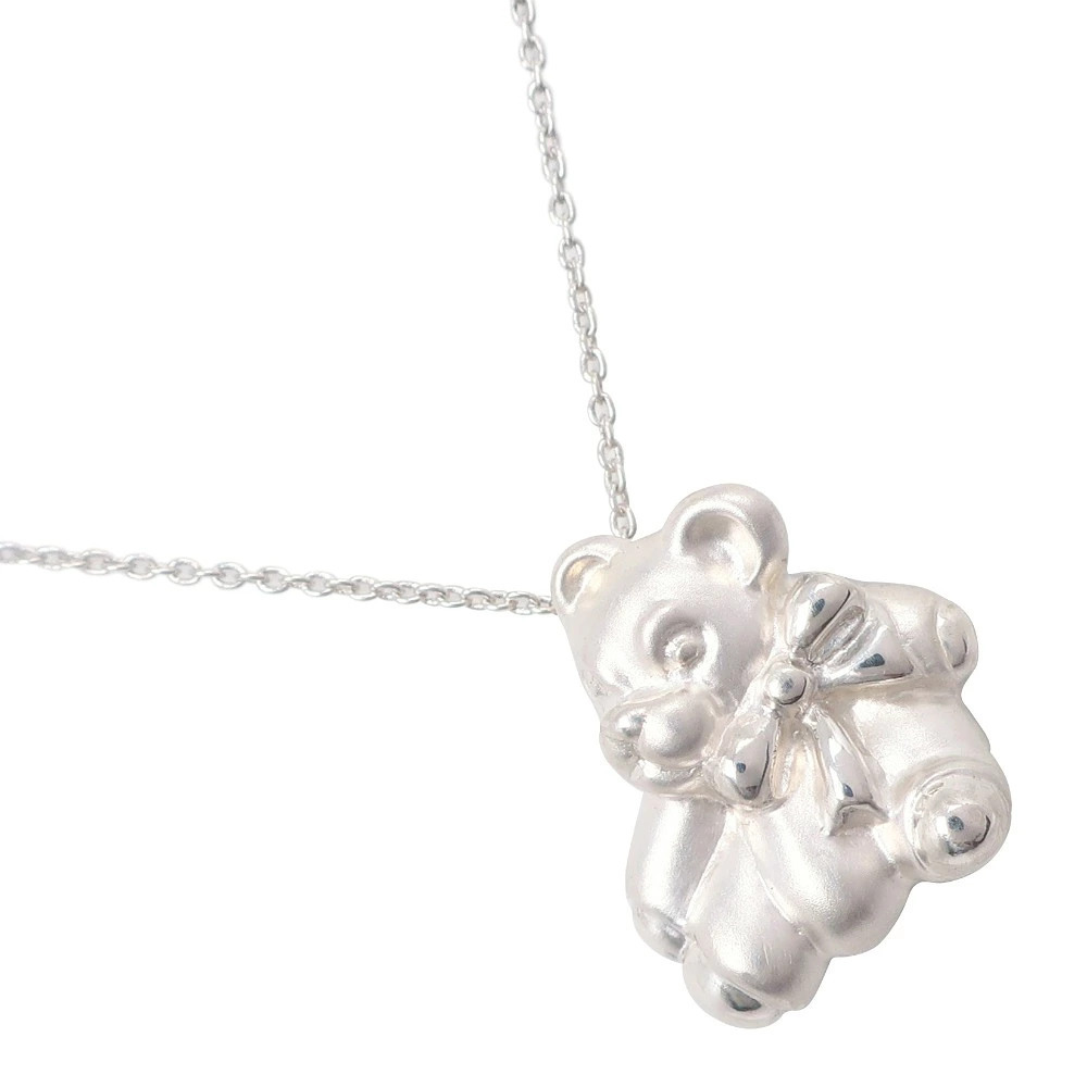 Tiffany Co Bear Necklace Sterling Silver